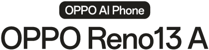 OPPO Reno13 Aロゴ