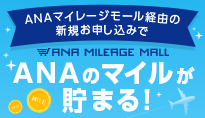 今なら500マイルプレゼント