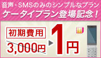 ガラケーでも格安SIMを使おう!キャンペーン