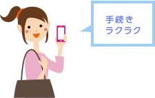 手続きラクラク