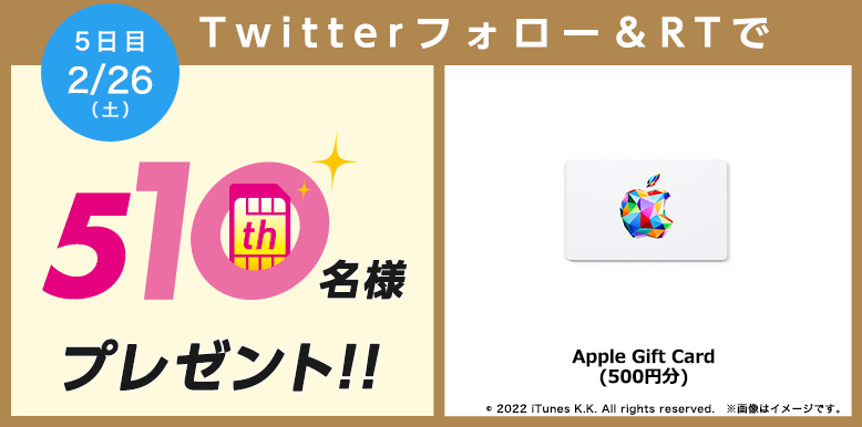 Apple Gift Card500円分