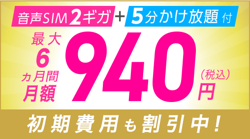 初期費用割引 通話定額オプション割引 2023/3/31まで