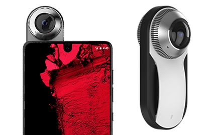 世界最小のパーソナル360度カメラ EssentialPhone PH-1+Essential360度カメラのセットをご用意。