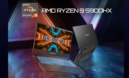 圧倒的な性能を誇るAMD Ryzen™ 9 5900HXプロセッサを搭載