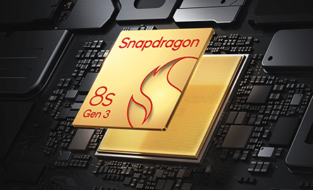 Qualcomm® Snapdragon™ 8s Gen 3搭載による快適なパフォーマンスと多彩なAI機能