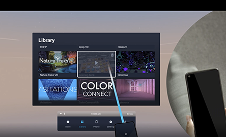 スマートフォンがVRコントローラに