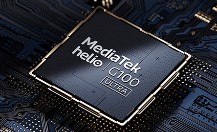 エンタメを楽しみ尽くせるチップセットMT Helio G100-Ultraと4G対応
