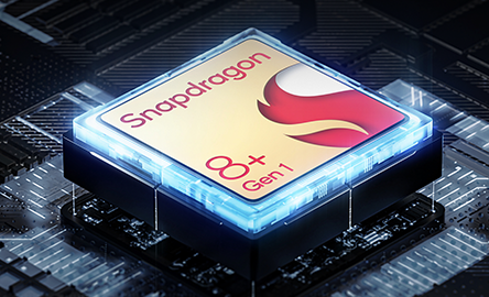 圧倒的な速さを誇るハイエンドチップ。Qualcomm Snapdragon 8+ Gen 1搭載。