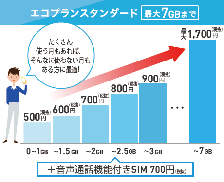 エコプランスタンダード 7GB 