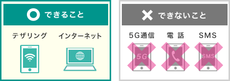 データeSIMでできることできないこと