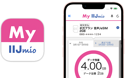 公式アプリMy IIJmio