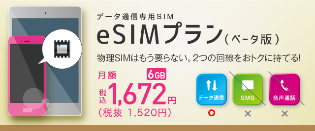 eSIMプラン