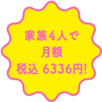 家族全員で12GB使える!