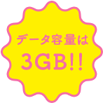 家族全員で12GB使える!