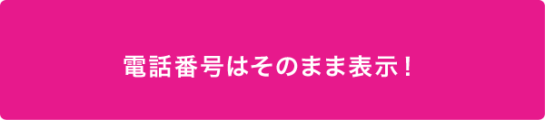 番号はそのまま表示！