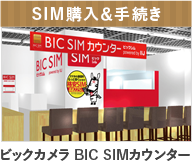 ビックカメラ BIC SIMカウンター