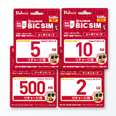 IIJmioクーポンカード for BIC SIM