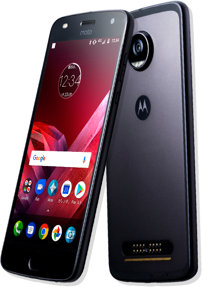 Moto Z2 Play +32㌐SD/本革Mods 付属品完備 Motorola Moto Z2 Play｜格安スマホ・SIMフリー徹底比較｜IIJmio