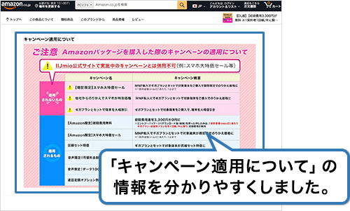 Amazon_適用条件