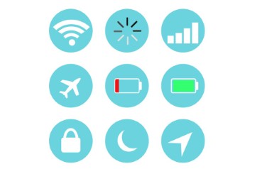 機内モードがONになっている